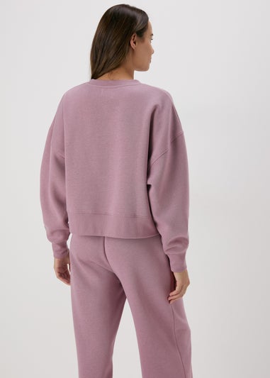 Purple Oversized Sweatshirt