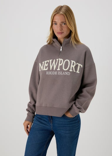 Half Zip Sweatshirt