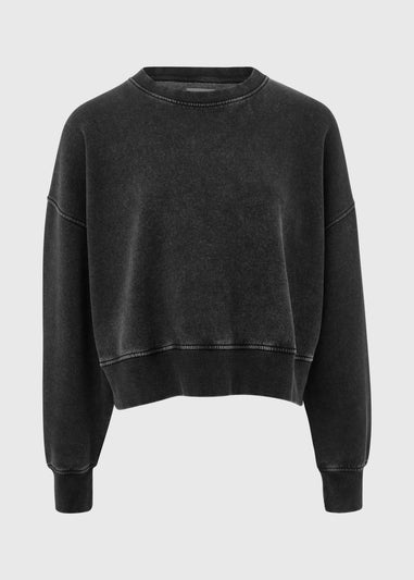 Charcoal Acid Wash Sweatshirt