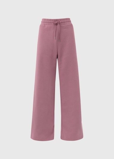 Purple Wide Leg Jogging Bottoms