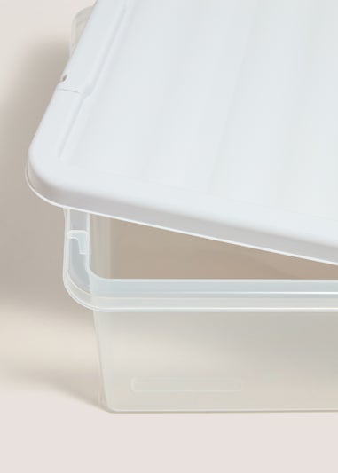 Grey Lid Storage Box (12 Litres)