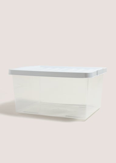 Grey Lid Storage Box (27 Litres)