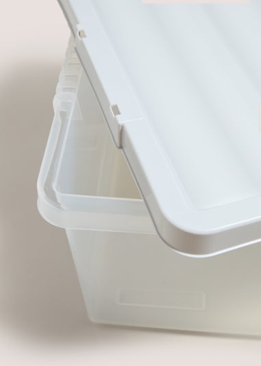 Grey Lid Storage Box (27 Litres)