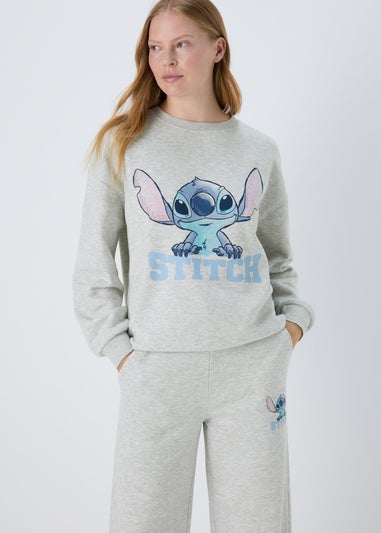 Disney Stitch Grey Co Ord Sweatshirt