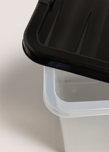 Black Lid Storage Box (80 Litres)