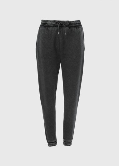 Charcoal Acid Wash Jogging Bottoms