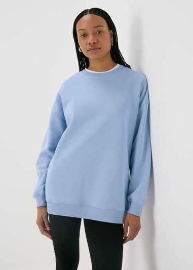 Blue Longline Sweatshirt