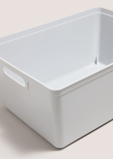 Grey Large Storage Tray