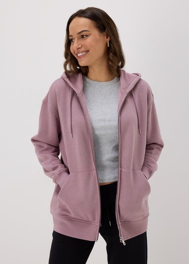 Purple Zip Up Hoodie