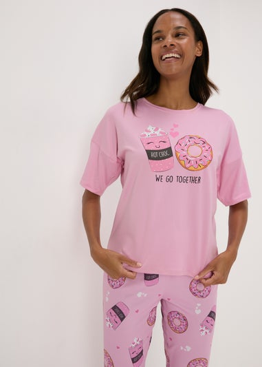 Pink Donut Pyjama Set