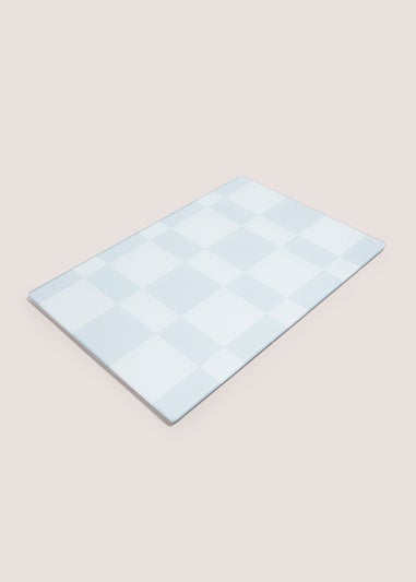 Small Grey Checked Chopping Board (30cmx20cm)