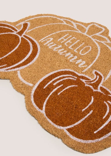 Pumpkin Shaped Doormat