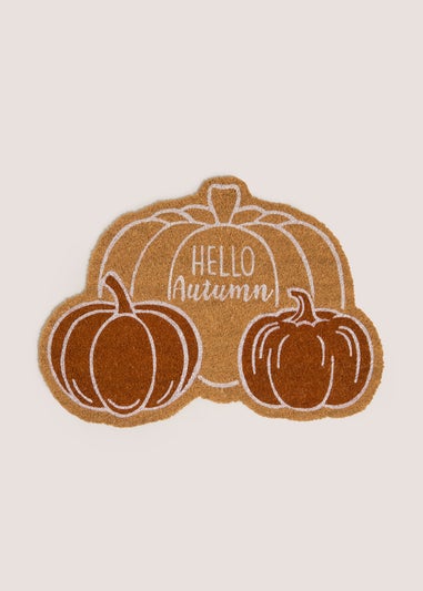 Pumpkin Shaped Doormat