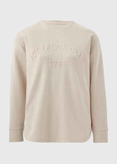 Souluxe Stone Slogan Sweatshirt