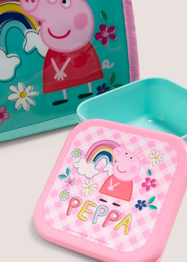 Peppa Pig Blue Lunch Bag & Box