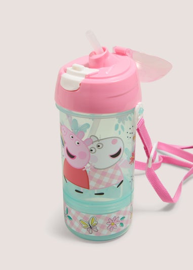 Peppa Pig Water Bottle & Snack Set