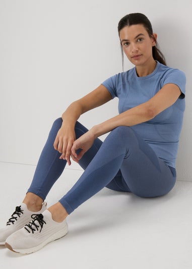 Souluxe Blue Seamless Top