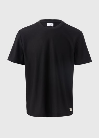 Black Textured T-Shirt