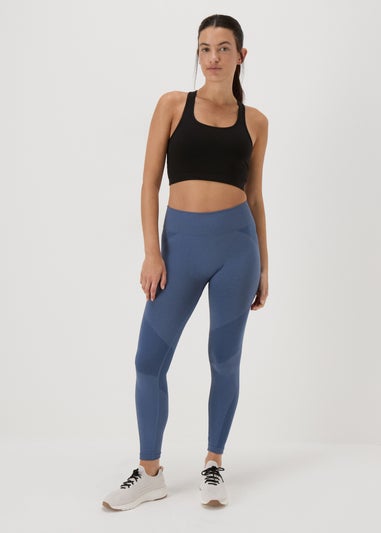 Souluxe Blue Seamless Sports Leggings