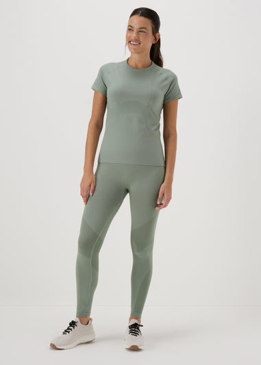 Souluxe Green Seamless Sports Leggings