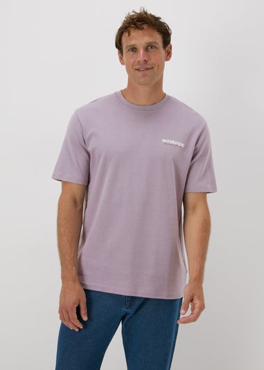 Purple Slogan T-Shirt