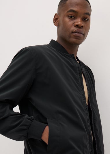 Black Bomber Jacket