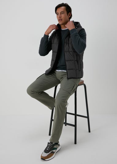 Charcoal Hooded Gilet