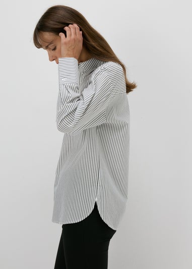 Et Vous Striped Poplin Shirt