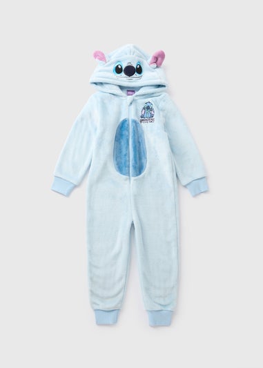 Disney Kids Blue Stitch Onesie (1-7yrs)