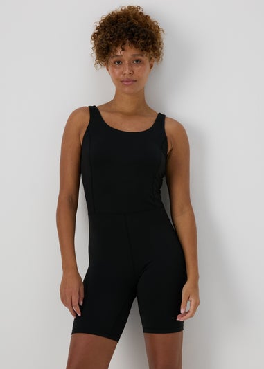 Souluxe Black Short Unitard