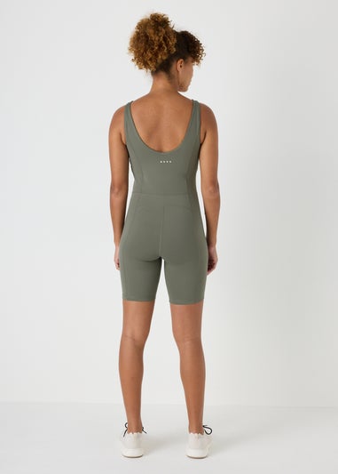 Souluxe Khaki Short Unitard