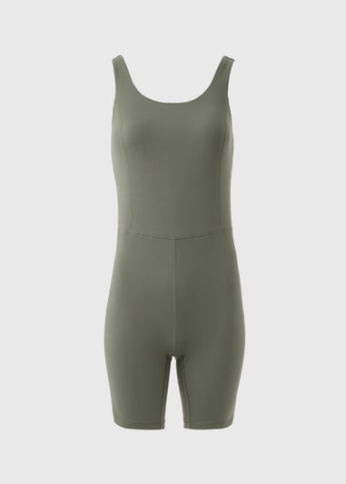 Souluxe Khaki Short Unitard