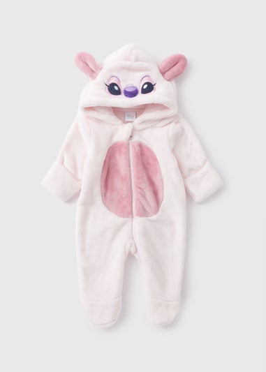 Disney Baby Pink Stitch Pramsuit (Newborn-18mths)