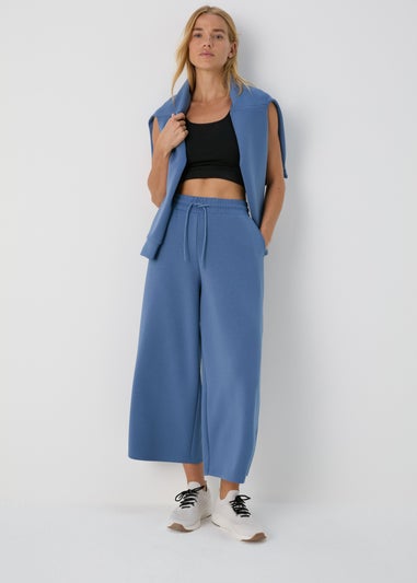 Souluxe Blue Wide Leg Trousers