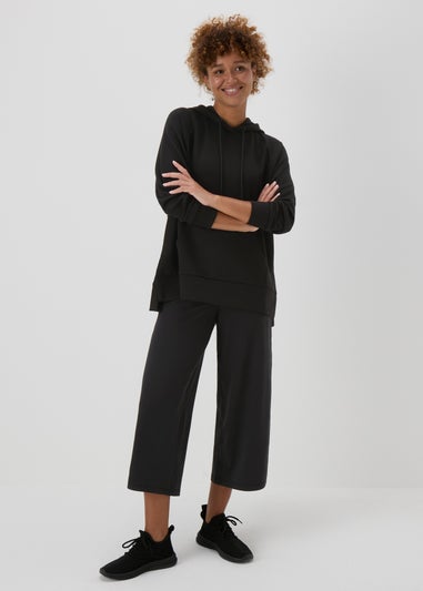 Souluxe Black Wide Leg Trousers