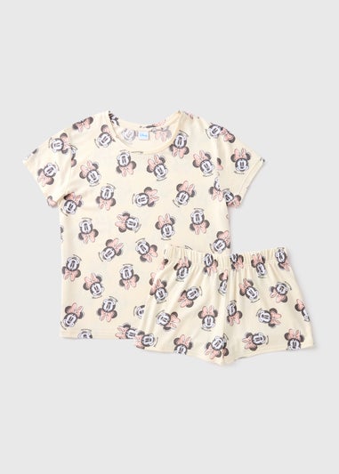 Minnie Mouse Cream Pyjama Set