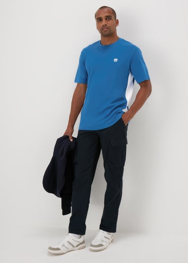 Blue Side Panel T-Shirt