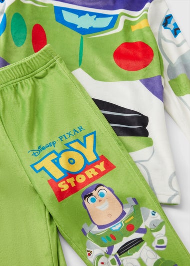 Toy Story Kids Green Buzz Lightyear Fleece Pyjama Set (1-7yrs)