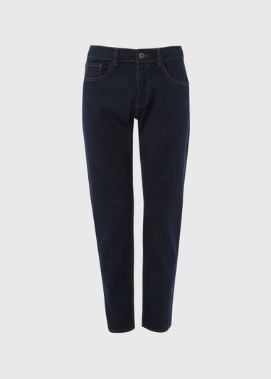 Dark Denim Straight Jeans