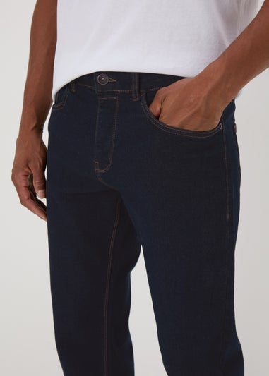 Dark Denim Straight Jeans