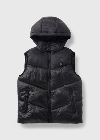 Boys Black Padded Gilet (7-15yrs)