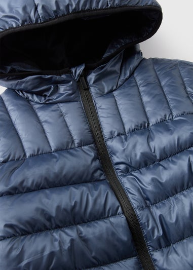 Boys Blue Puffer Coat (7-15yrs)