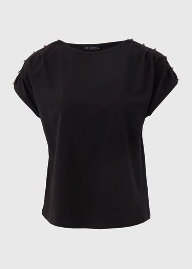 Et Vous Black T Shirt