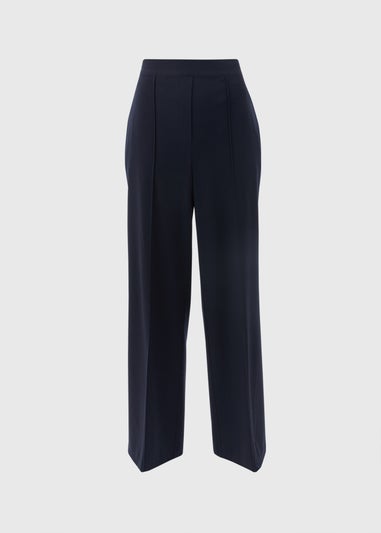 Et Vous Navy Wide Leg Trousers