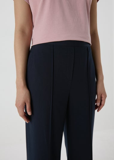 Et Vous Navy Wide Leg Trousers