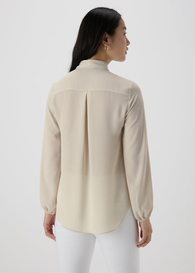 Et Vous Stone Half Zip Blouse