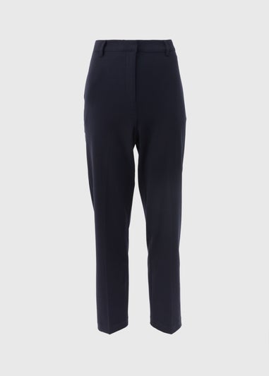 Et Vous Navy Tailored Straight Leg Trousers