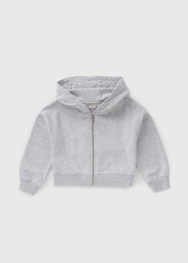 Girls Grey Zip Through Hoodie (7-15yrs)