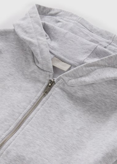 Girls Grey Zip Through Hoodie (7-15yrs)