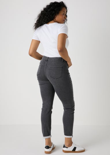 Jolie Grey Relaxed Skinny Jeans